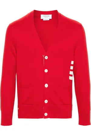 Thom Browne 4-Bar cotton cardigan