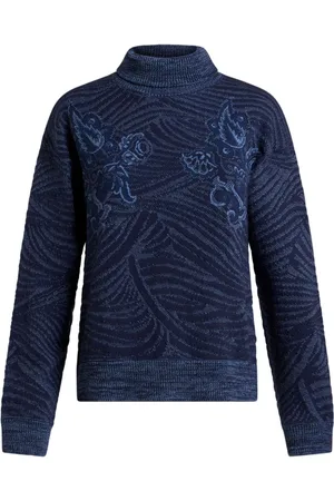 Etro Jacquard turtleneck sweater