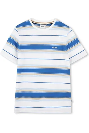 HUGO BOSS Striped cotton T-shirt