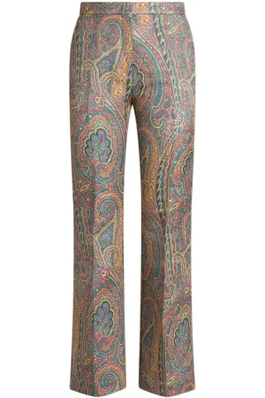 Etro Paisley-print tailored trousers