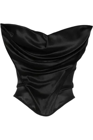 MAGDA BUTRYM Draped satin top