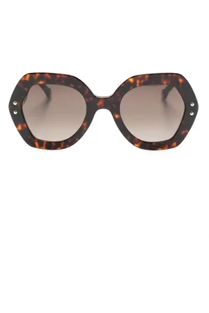 Carolina Herrera Oversized geometric-frame sunglasses