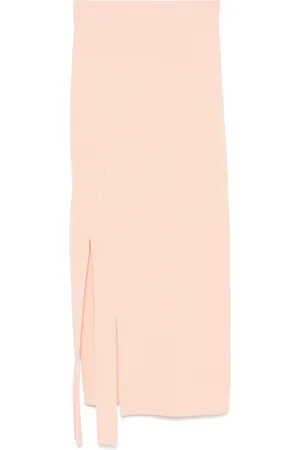 Victoria Beckham Ribbed-knit maxi skirt