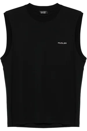 MUGLER Logo-lettering vest