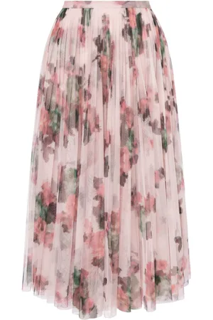 Serafini Floral-print midi shirt