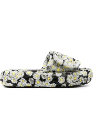Natasha Zinko Floral-print platform slides