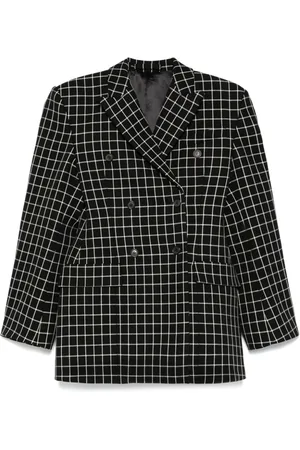 WARDROBE.NYC Check-pattern blazer