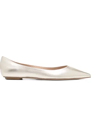 Stuart Weitzman Metallic ballet flats