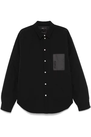 Purple Brand Logo-print shirt jacket