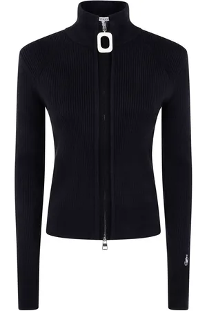 J.W.Anderson Zip-up ribbed cardigan