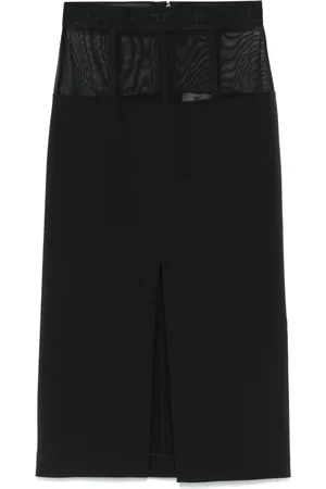Elisabetta Franchi Crepe midi skirt
