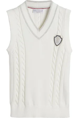 Brunello Cucinelli Cotton knitted vest