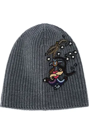 VALENTINO GARAVANI Bead-embellished beanie