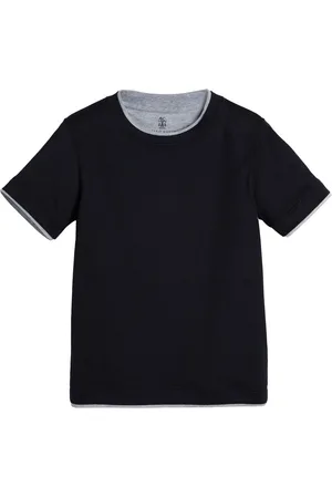 Brunello Cucinelli Faux-layered T-shirt