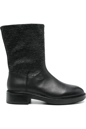 Calvin Klein Logo-embossed boots