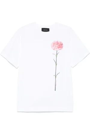 Simone Rocha Carnation-print T-shirt