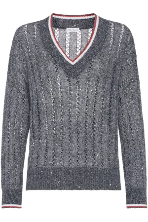 Brunello Cucinelli Sequin-embellished jumper