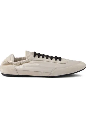 Prada Collapse Re-Nylon suede sneakers