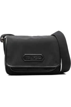 Tom Ford Logo-patch messenger bag