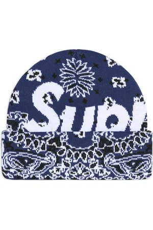 Supreme Bandana-print beanie hat