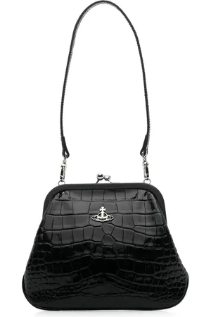 Vivienne Westwood Croc-embossed clutch bag