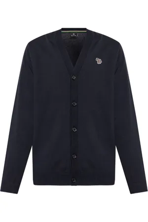 Paul Smith Zebra-patch cardigan