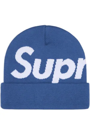 Supreme Intarsia-logo beanie hat