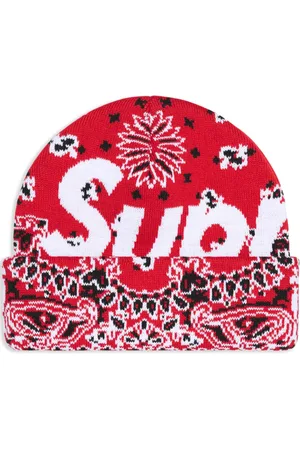 Supreme Bandana-print beanie hat