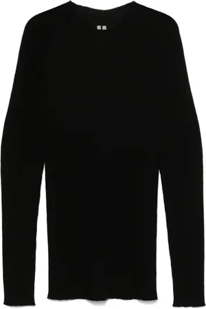 Rick Owens Round-neck ribbed sweater
