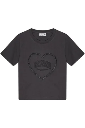 Ganni Heart-motif T-shirt
