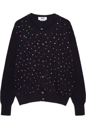 Msgm Crystal-embellished cardigan