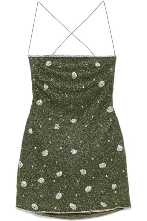 GIUSEPPE DI MORABITO Bead-embellished mini dress