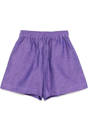 Bambah Tie linen shorts