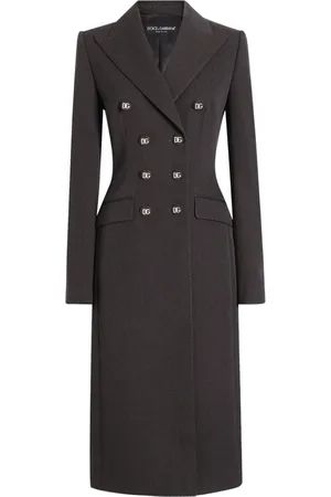 Dolce & Gabbana Double-breasted padded-hips coat
