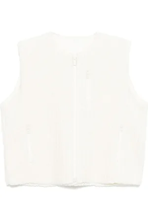 Issey Miyake Fleeced pleats gilet