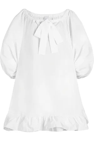 Patou Ruffle-hem mini dress