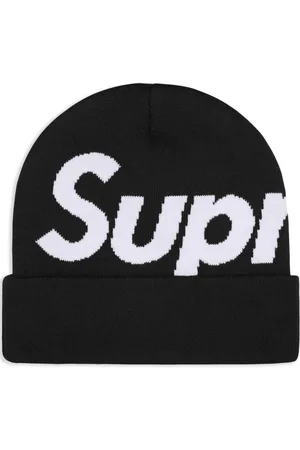Supreme Intarsia-logo beanie hat