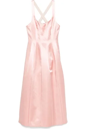 Serafini Satin midi dress