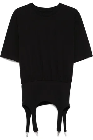 Fiorucci Suspenders-detailed T-shirt