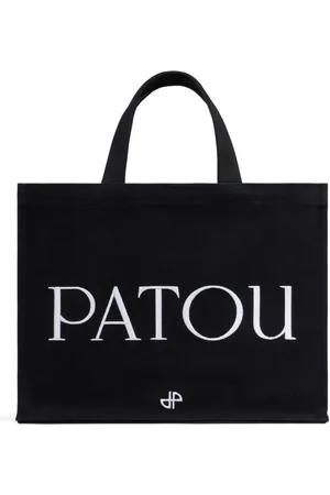 Patou Medium logo-print tote bag