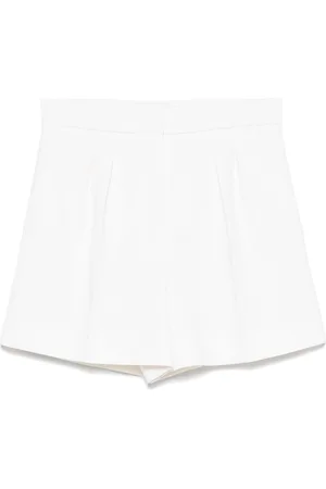 Max Mara Ivory stretch wool shorts