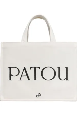 Patou Medium logo-print tote bag
