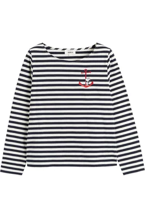 Chinti & Parker X Peanuts Snoopy striped T-shirt