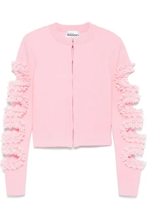 Self-Portrait X Christopher Kane cut-out lace-detail cardigan