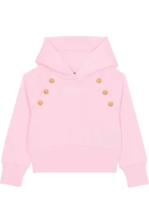 Balmain Logo-print cotton hoodie