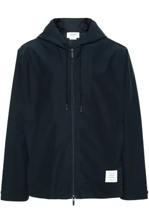 Thom Browne Zip-up ripstop hooded jacket