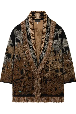 Alanui Jungle Toile de Jouy cardigan