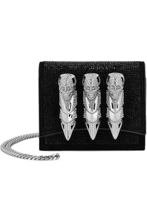 Philipp Plein Rhinestone-embellished clutch bag