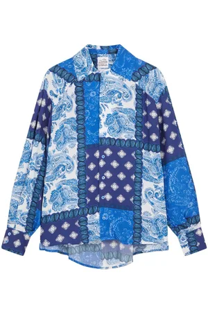 Donde Esteban Patchwork-print shirt
