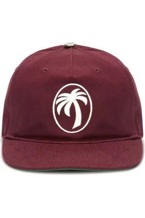 Palm Angels Palm-tree-print baseball cap